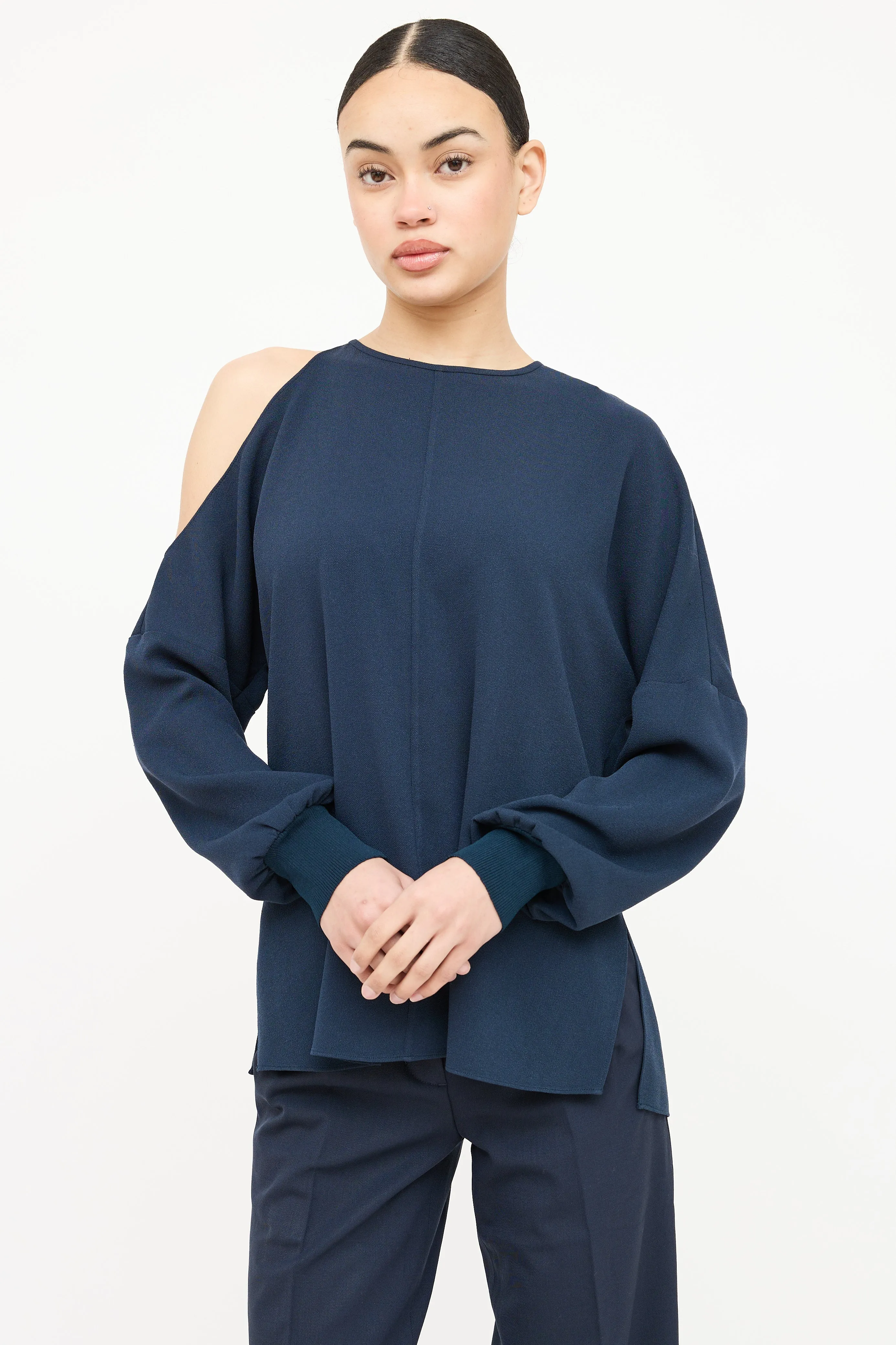 Asymmetrical Off The Shoulder Top