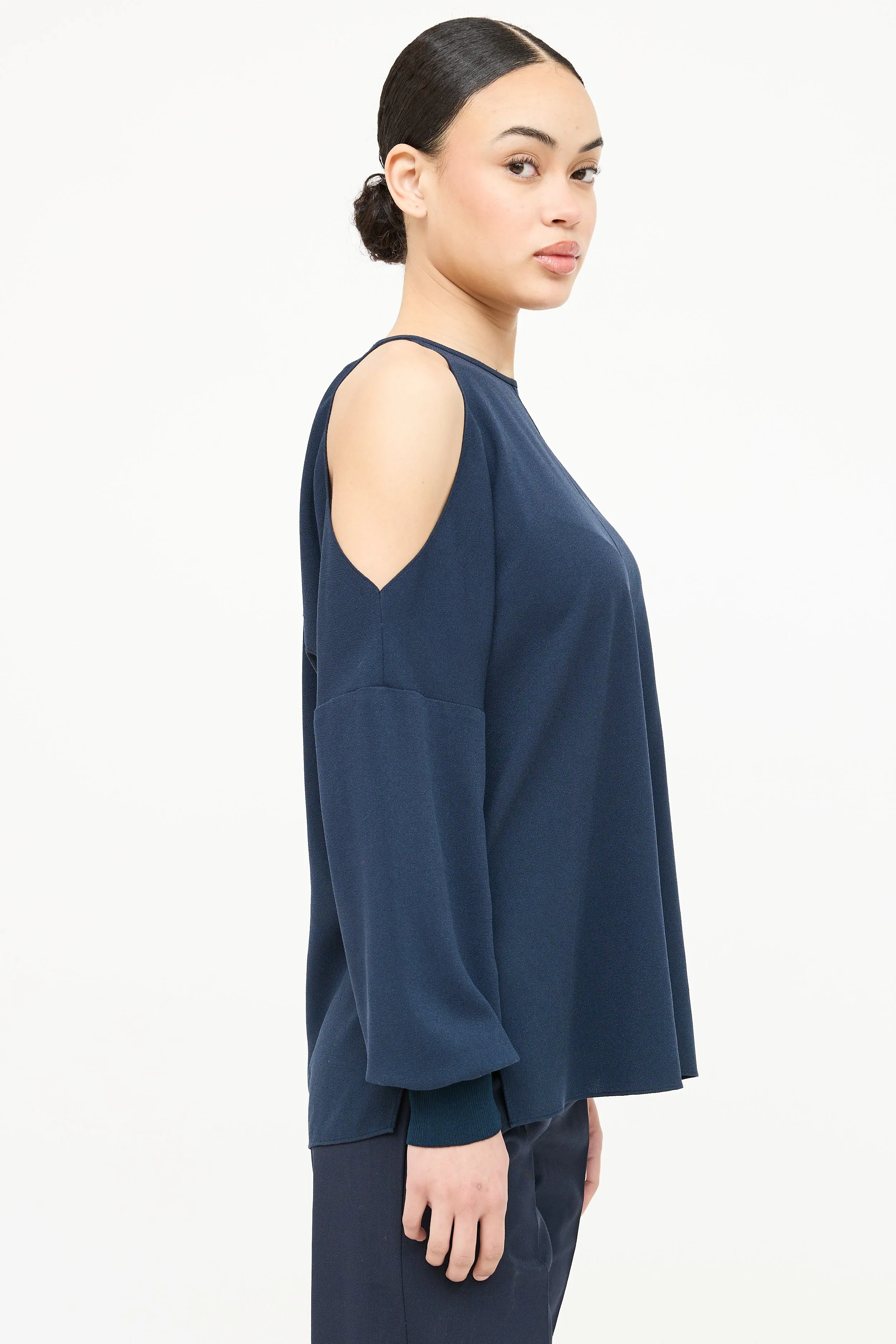 Asymmetrical Off The Shoulder Top