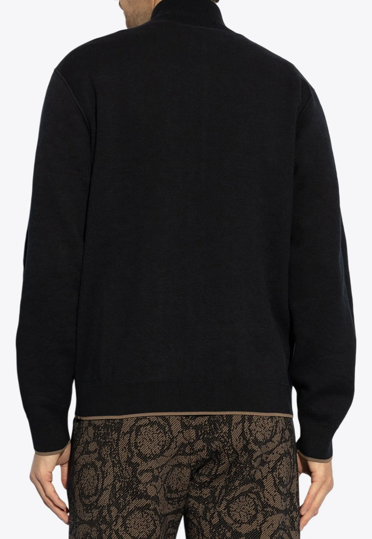 Barocco Jacquard Reversible Zip-Up Jacket