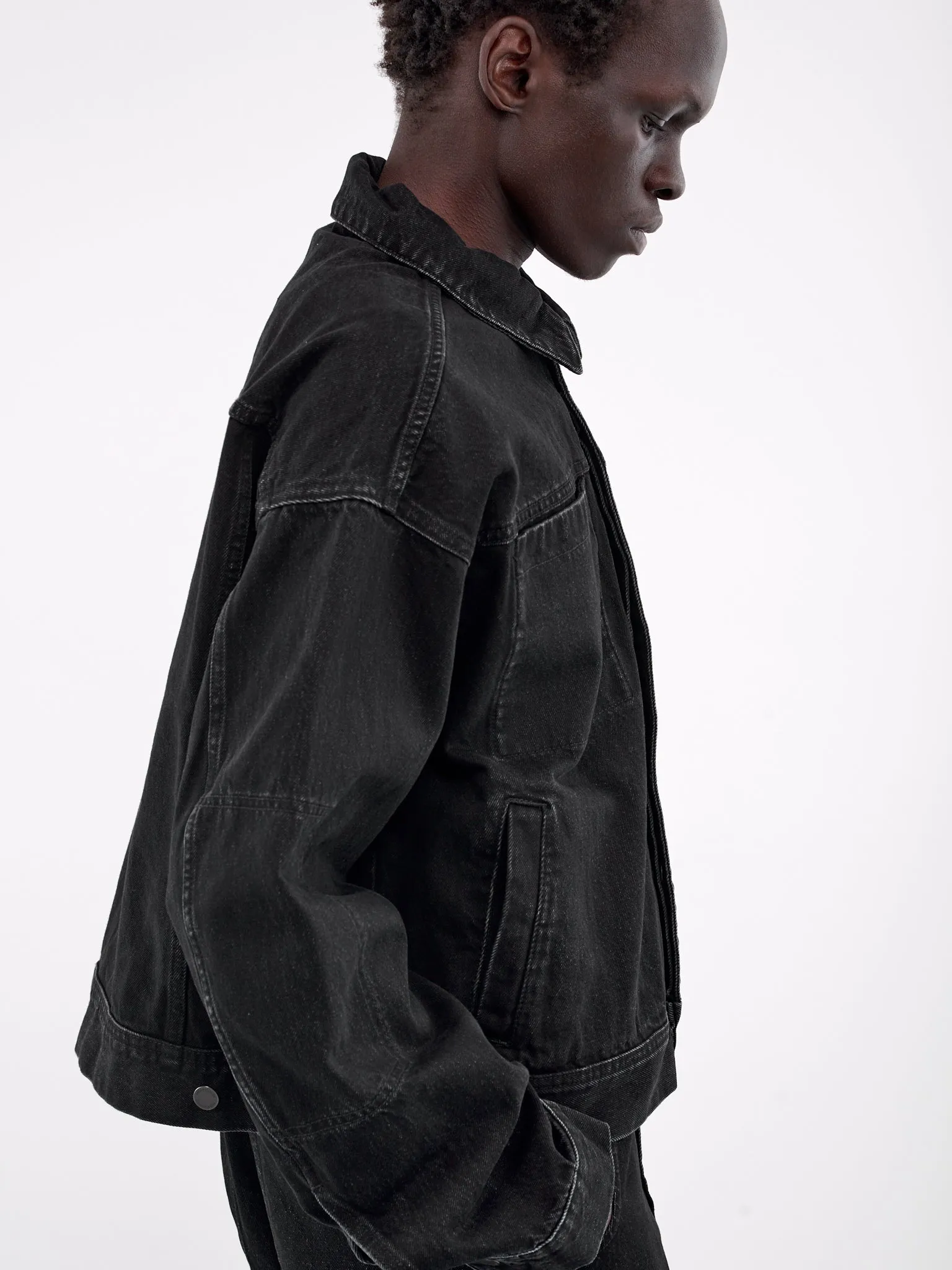Boxy Denim Jacket (ES2427MA-MAGNETITE)