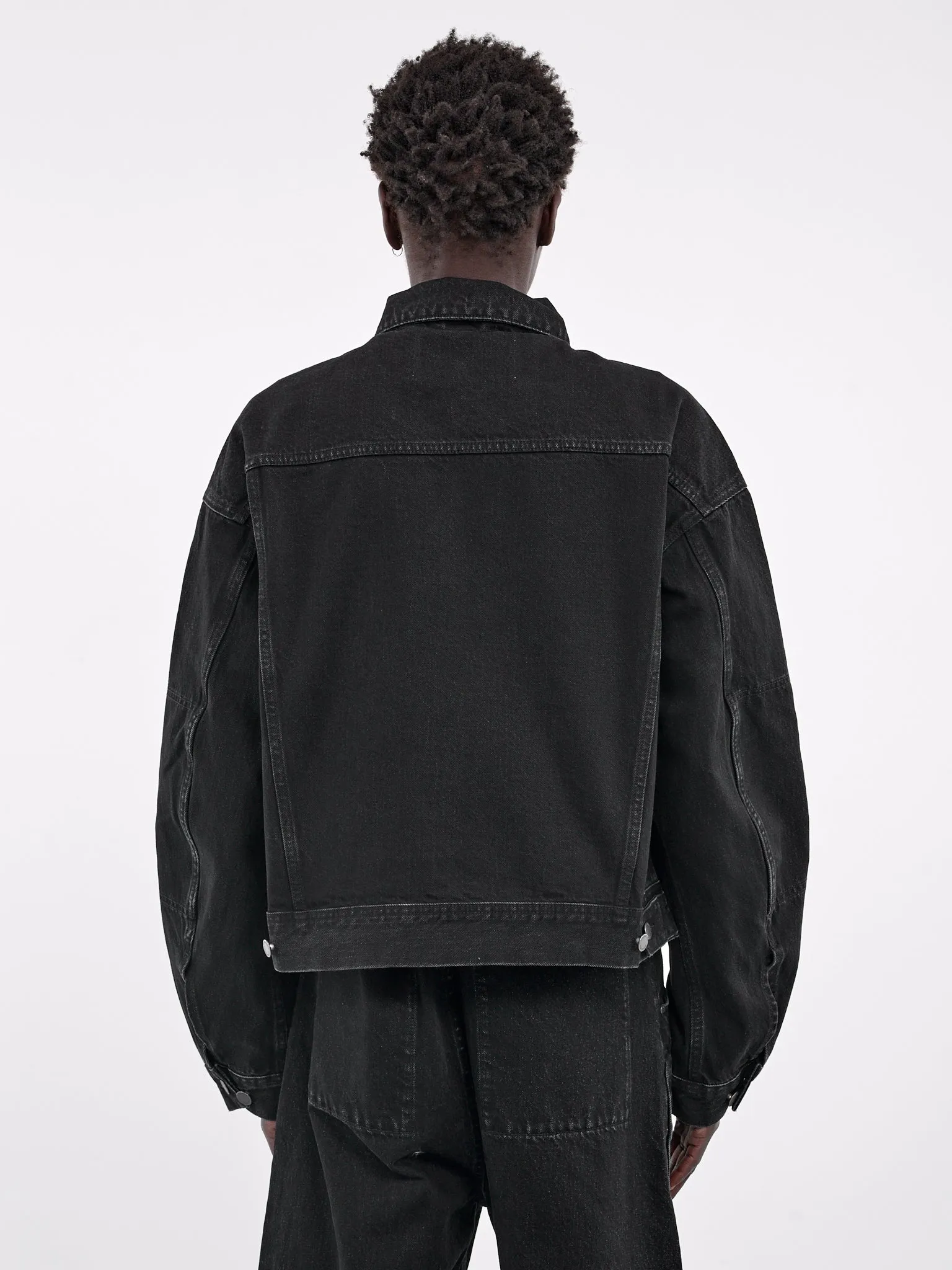 Boxy Denim Jacket (ES2427MA-MAGNETITE)
