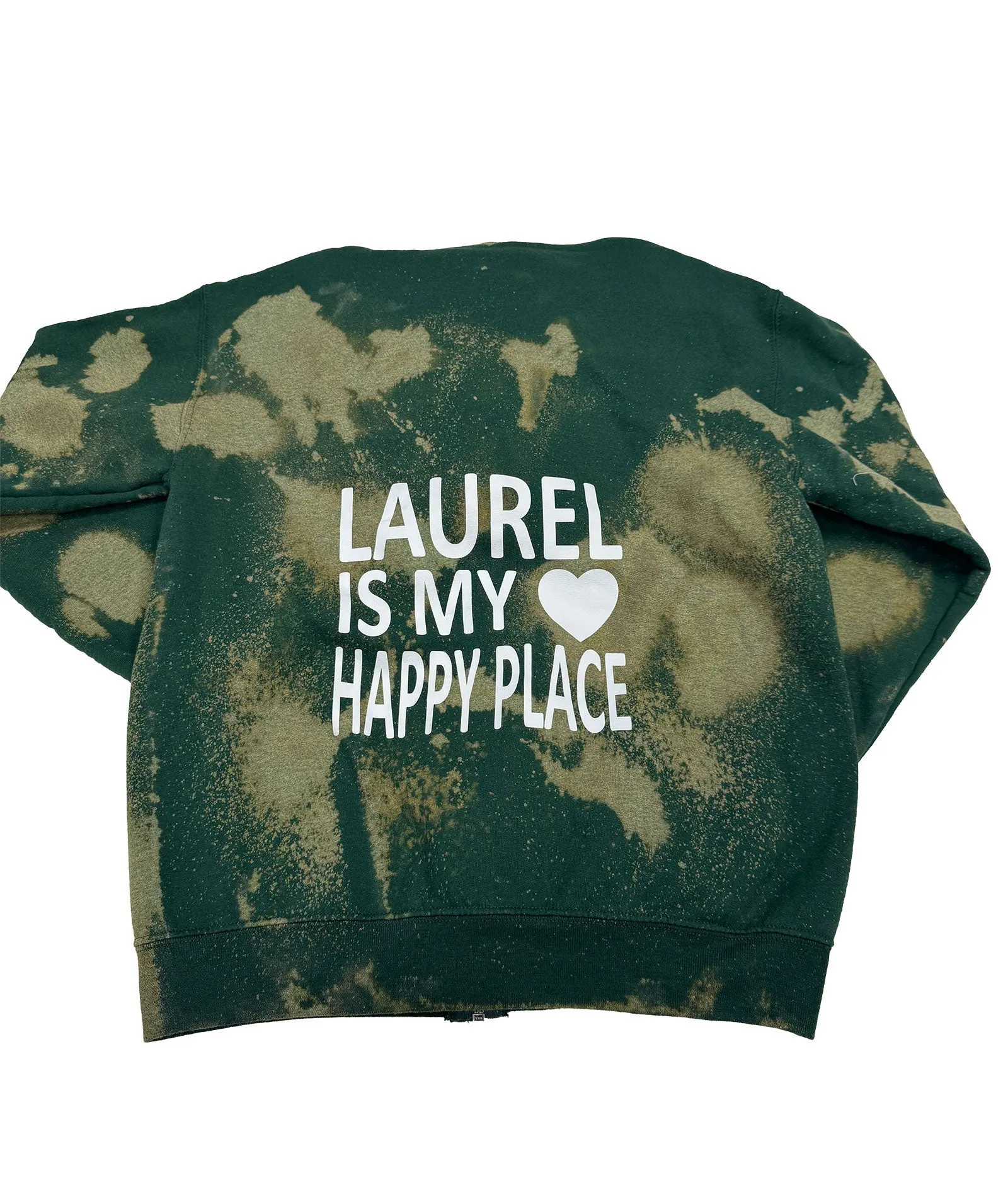 Camp Sample Sweatshirt Green Tie Dye Laurel
