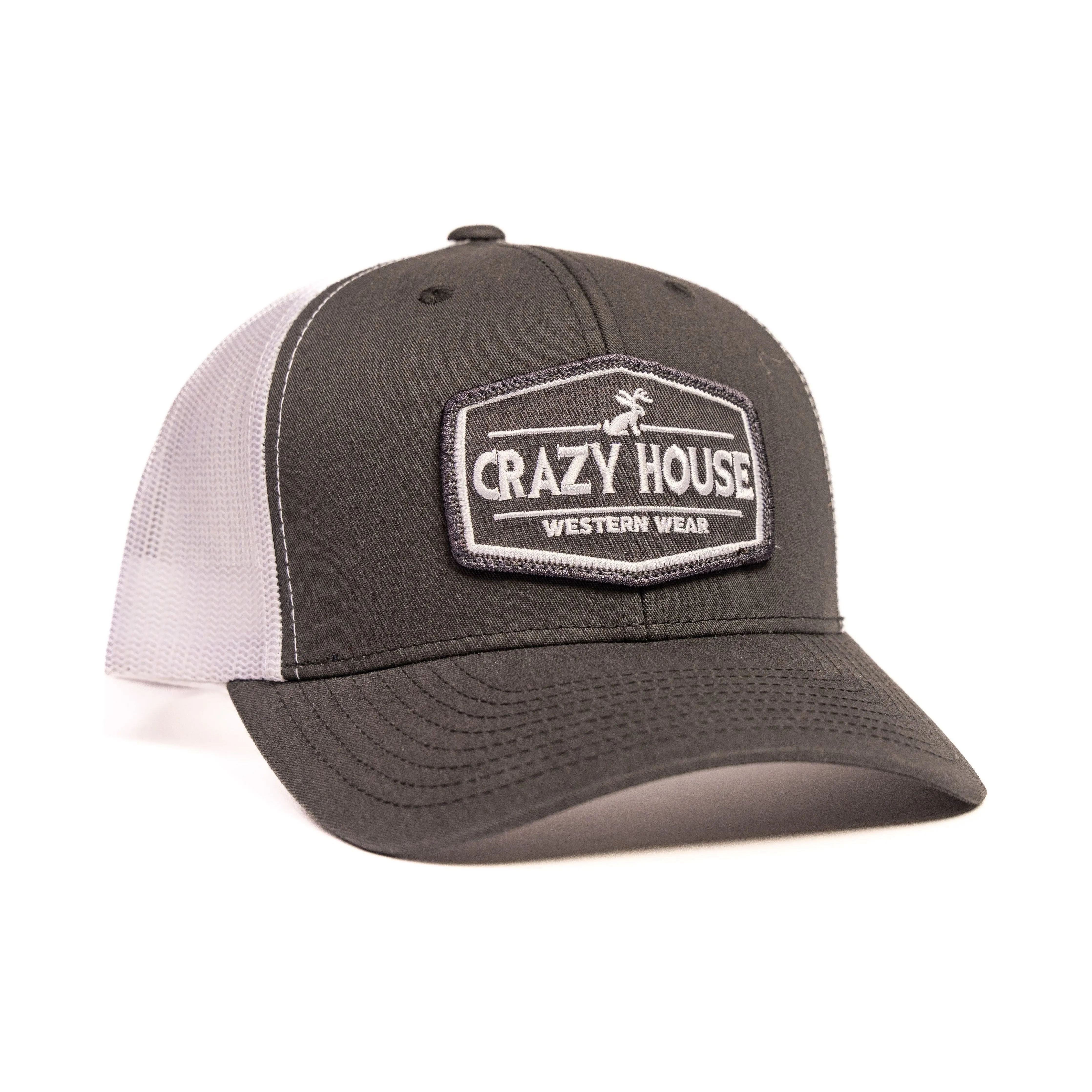 Charcoal Snapback with Jackelope Patch