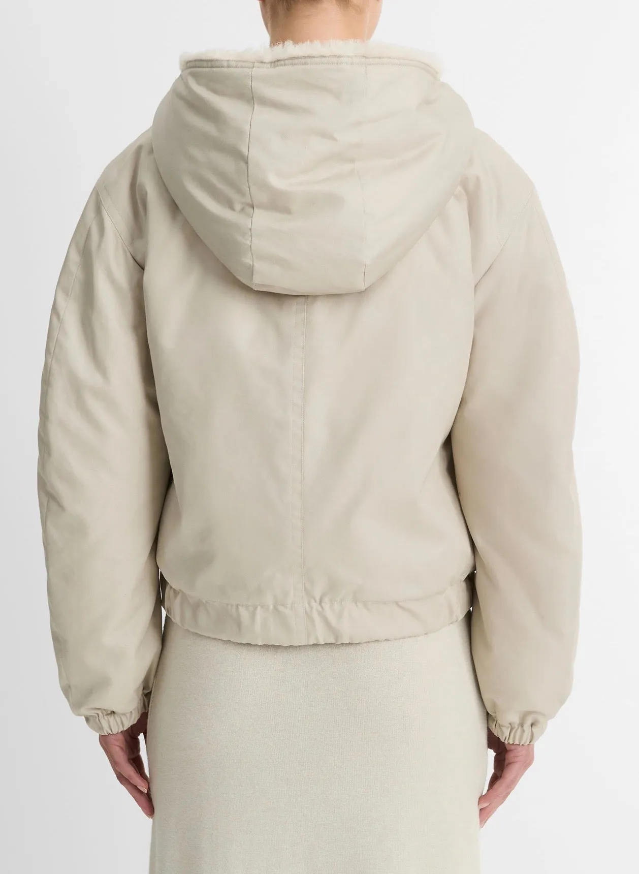 Faux Fur Lined Bomber (Ceramic)