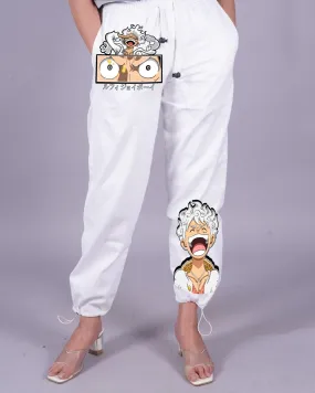 Femme Gear 5: Female White Adjustable Cargo Pants