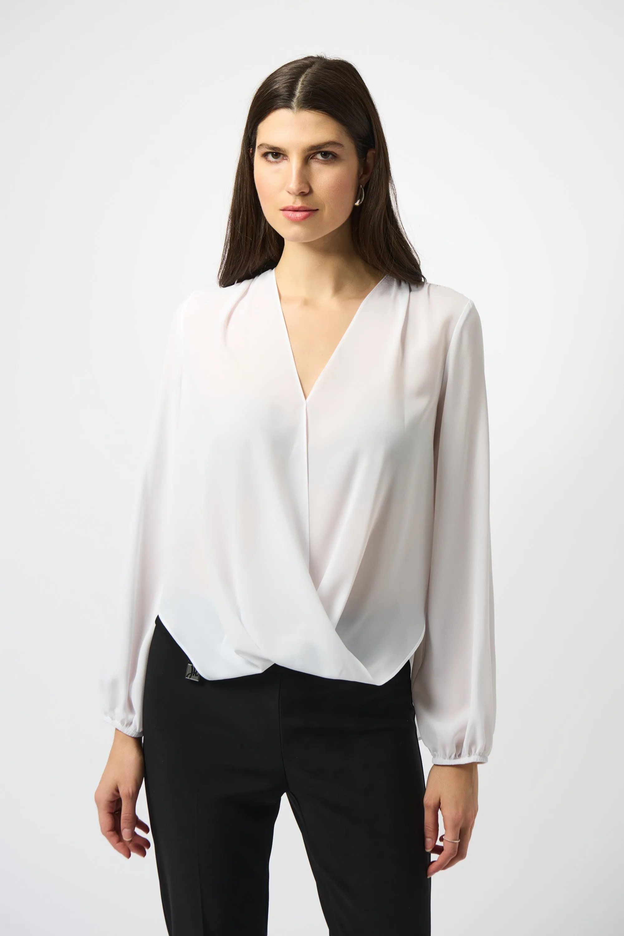 Georgette Boxy Wrap Top
