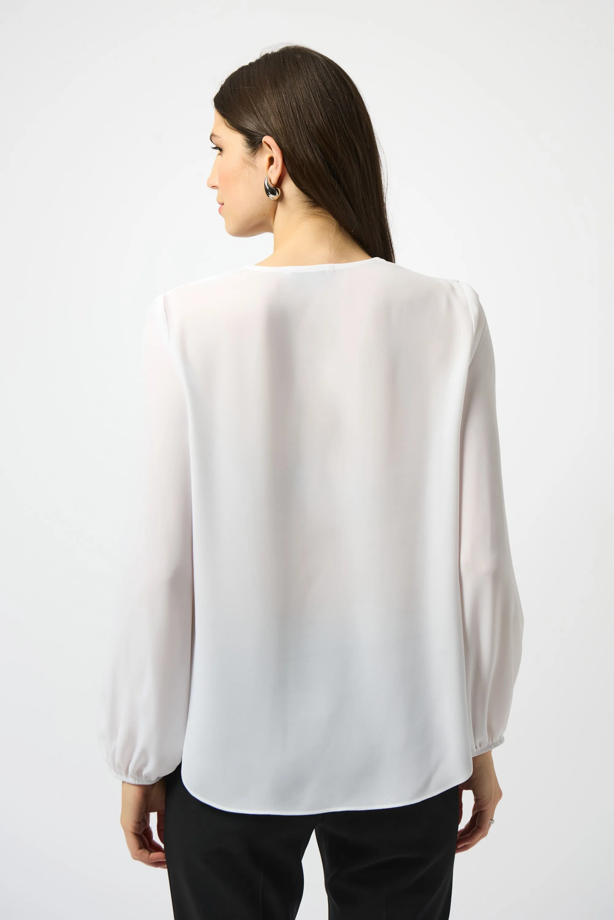 Georgette Boxy Wrap Top