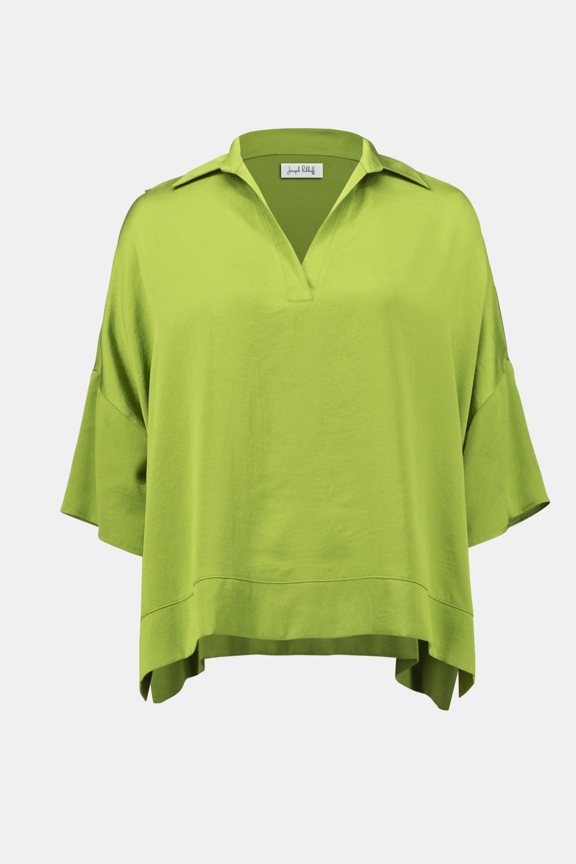 Hammered Satin Boxy Top