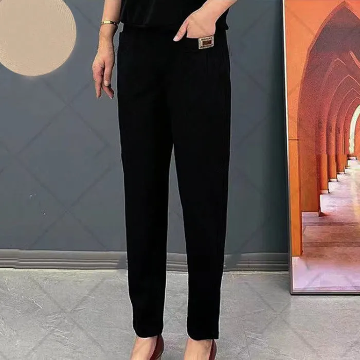 👖Hot Sale 49% OFF🔥Women's Elastic Waist Cotton Trousers