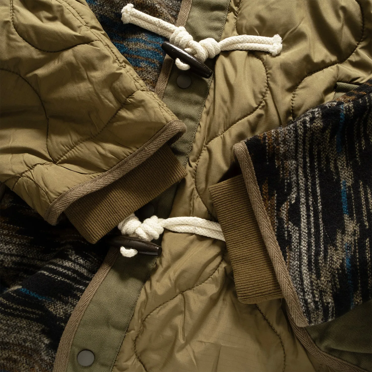 (JK369) Tribal Patchwork Quilted Jacket