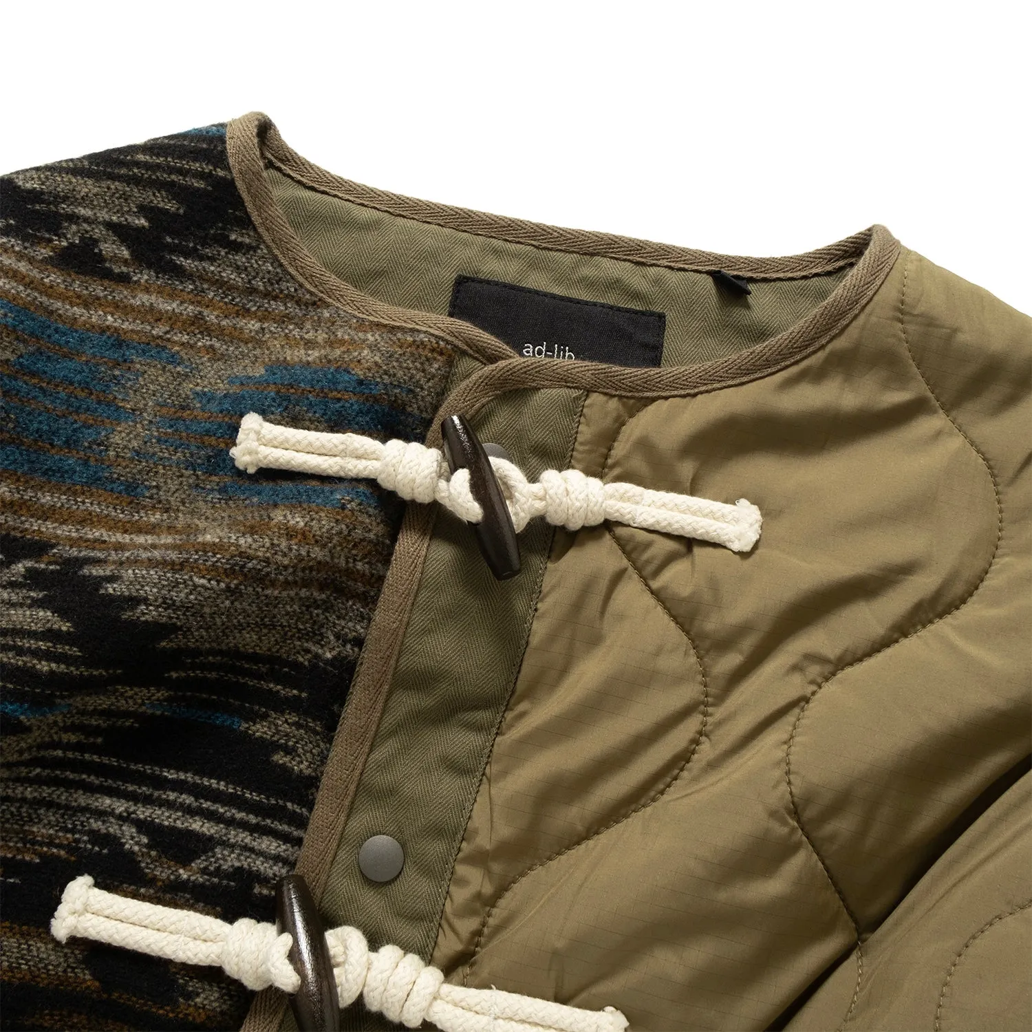 (JK369) Tribal Patchwork Quilted Jacket