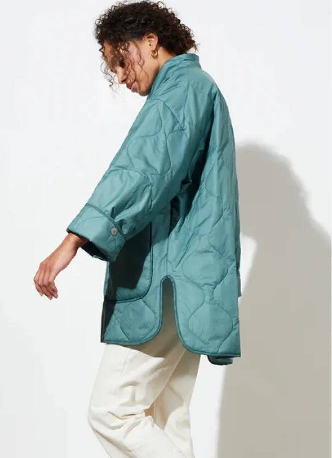 Langer Chen light weight jacket in agave colour