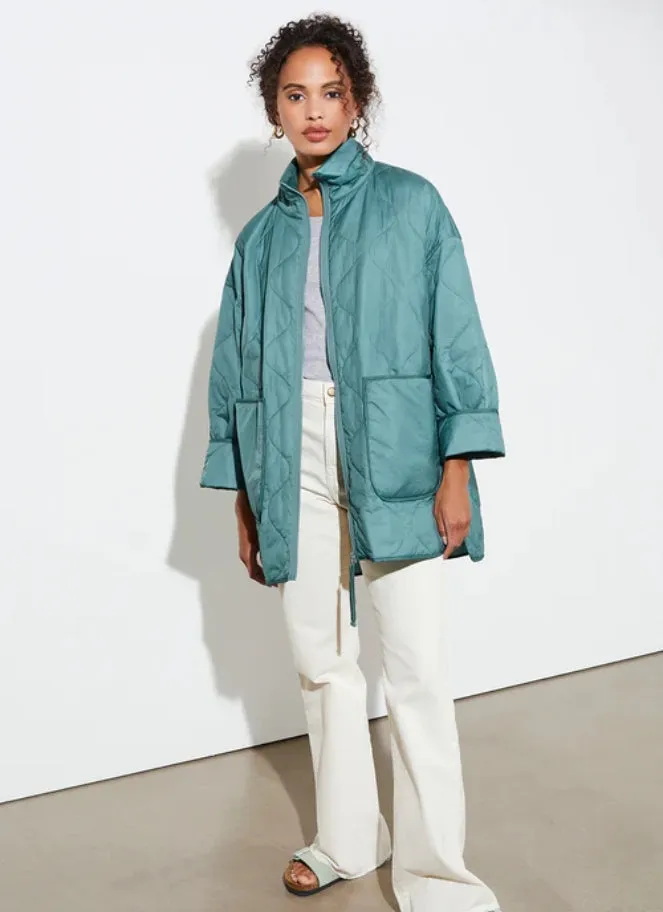 Langer Chen light weight jacket in agave colour