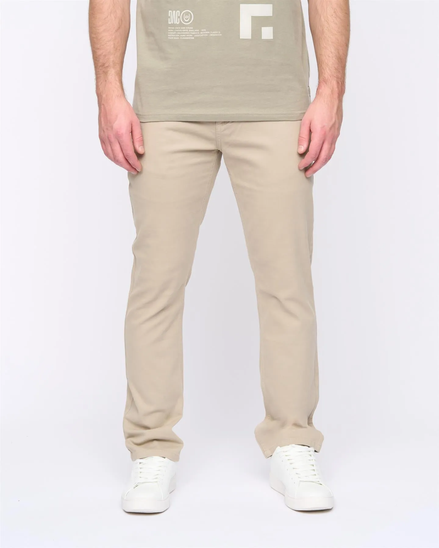 Mens Moretor Chinos Stone