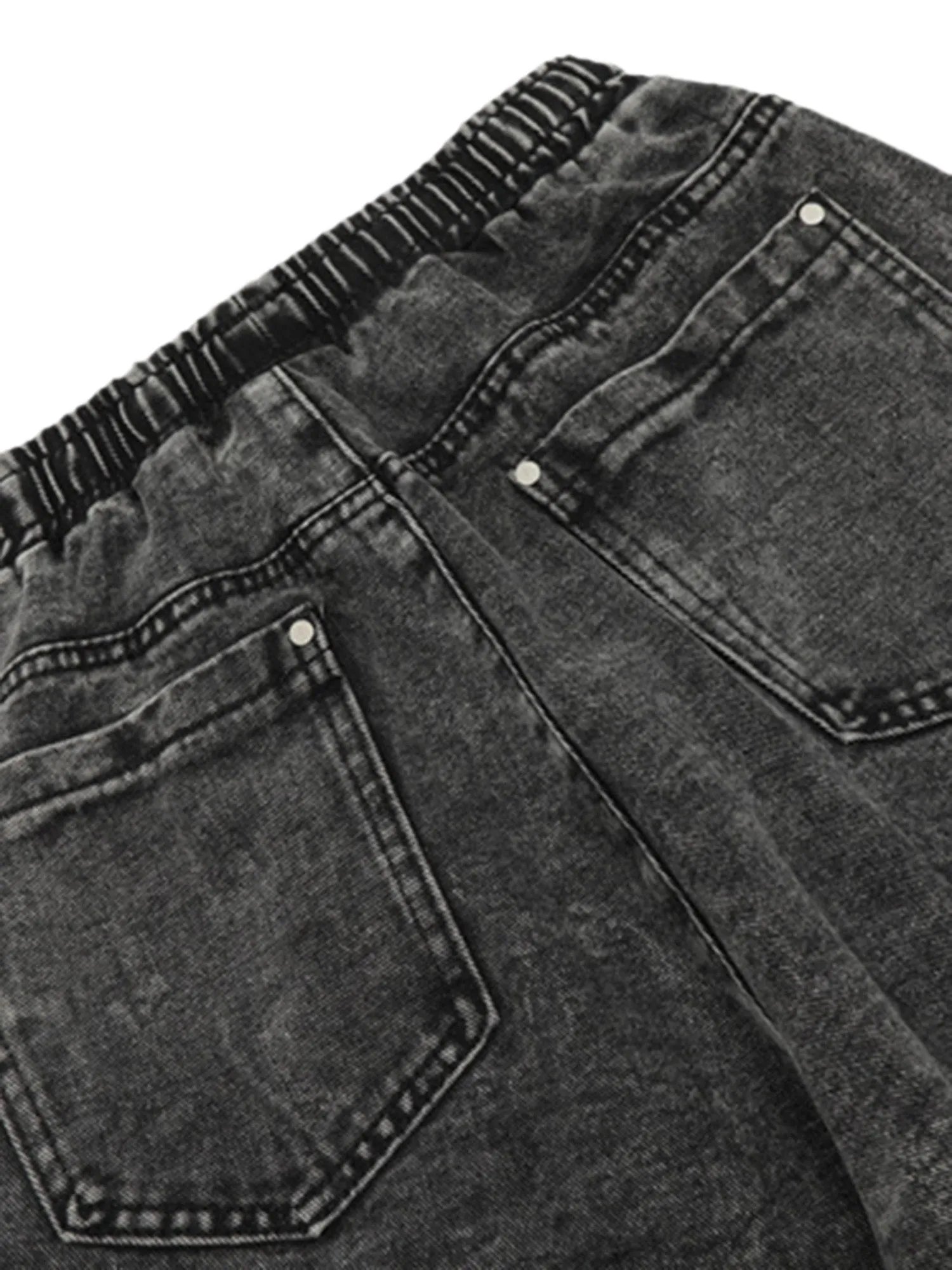 Sneakerhill High Street Loose Elastic Waist Drawstring Trousers