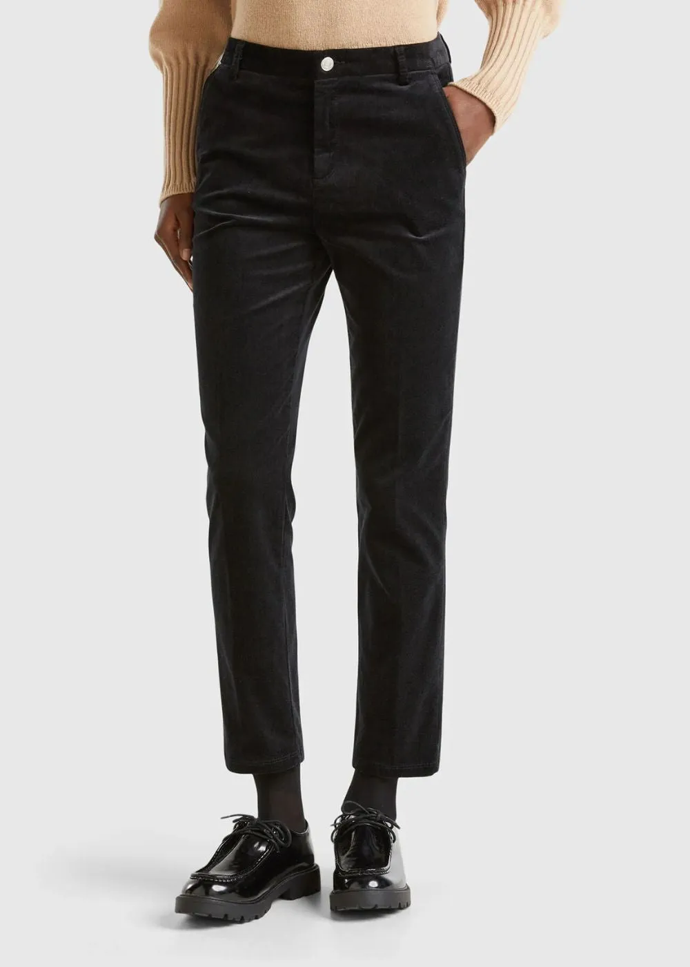 STRETCH VELVET CHINOS UK6 016