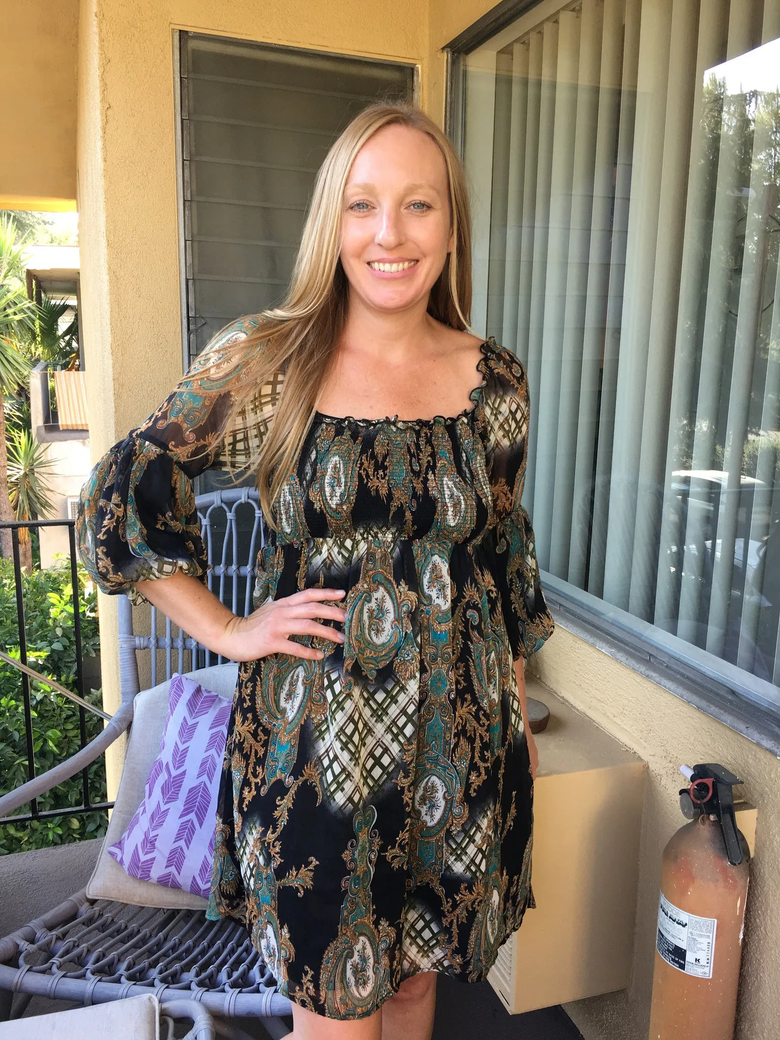 Tara Peasant Dress