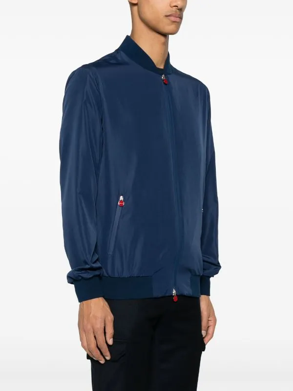zipped bomber jacket
