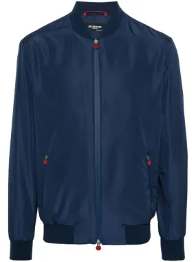zipped bomber jacket